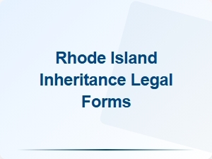 Rhode Island Inheritance Legal Forms Template